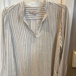 Loft long sleeve blouse- size small